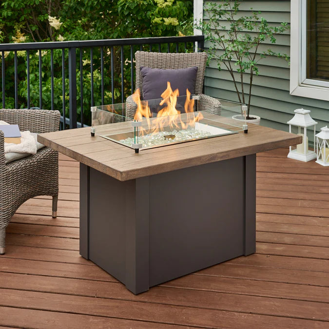 Havenwood Rectangular Gas Fire Pit Table 44"