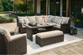 Brook Ranch Outdoor Sectional Set with Lounge Chair and Coffee Table
